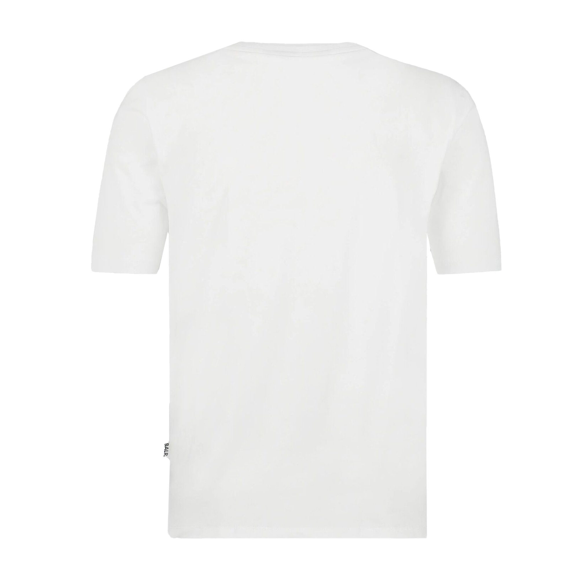 Small - BALR. T-Shirt Branded Weiß Herren Athletic Chest T-Shirt
