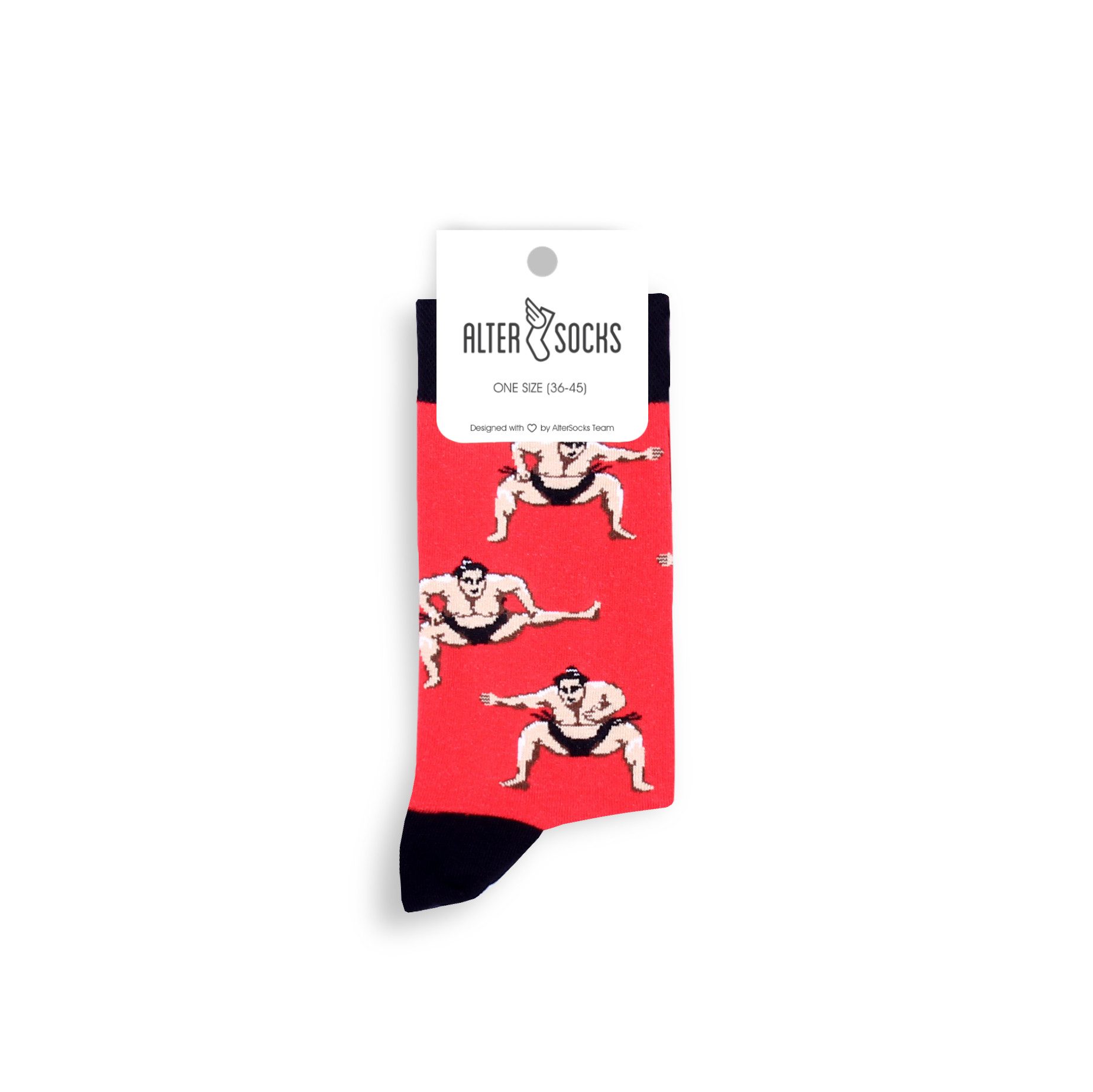 AlterSocks Freizeitsocken Lustige Socken Sumo Socken Damen & Herren Unisex Размер 36 – 45