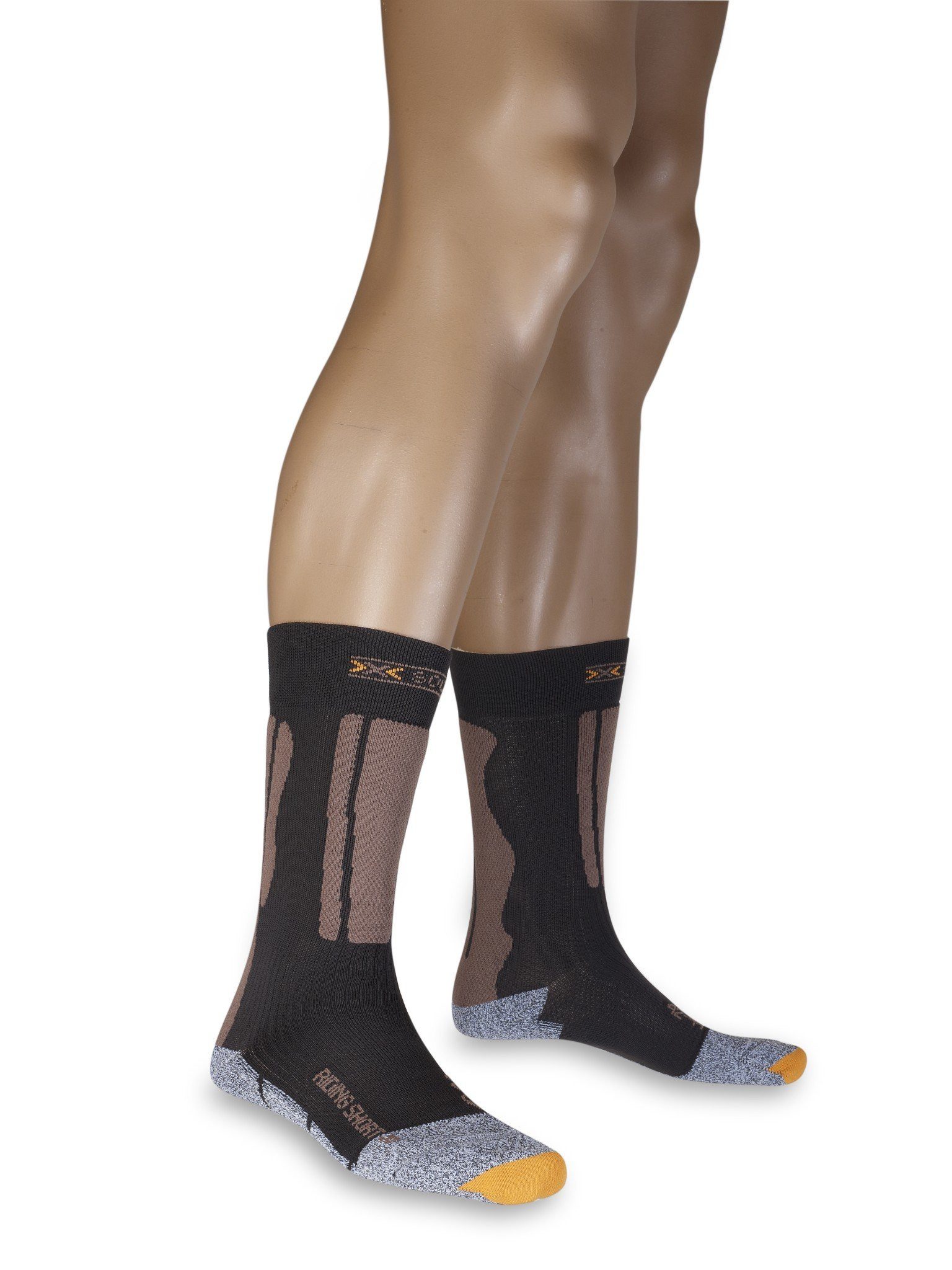 X-Socks Reitsocken Riding Silver Short schwarz/braun - 1 Paar
