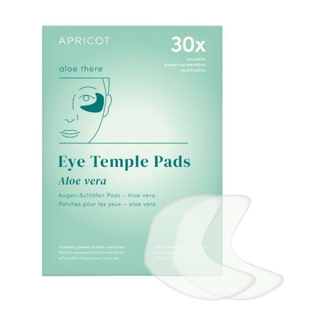 Augencreme Wiederverwendbare Eye & Temple Pads Aloe Vera "eye love it" aus mediz