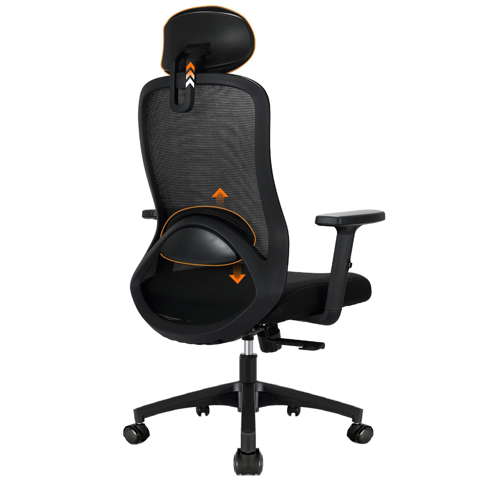 Milacyee Bürostuhl Ergonomisch,Chefsessel Wippfunktion abschließbar Stuhl,B günstig online kaufen