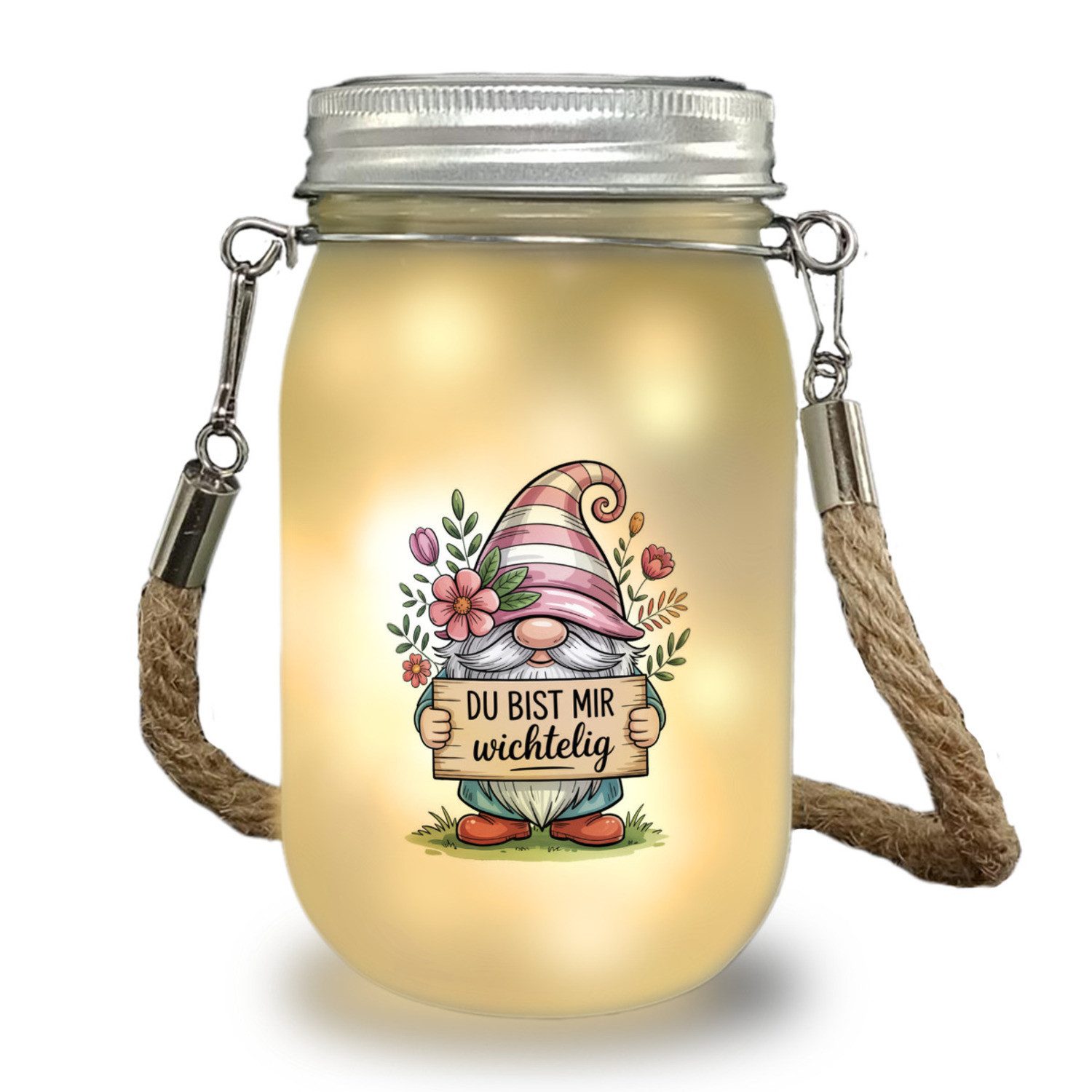 speecheese Dekolicht Du bist mir wichtelig Solarlicht für Pflanzenfreunde u günstig online kaufen