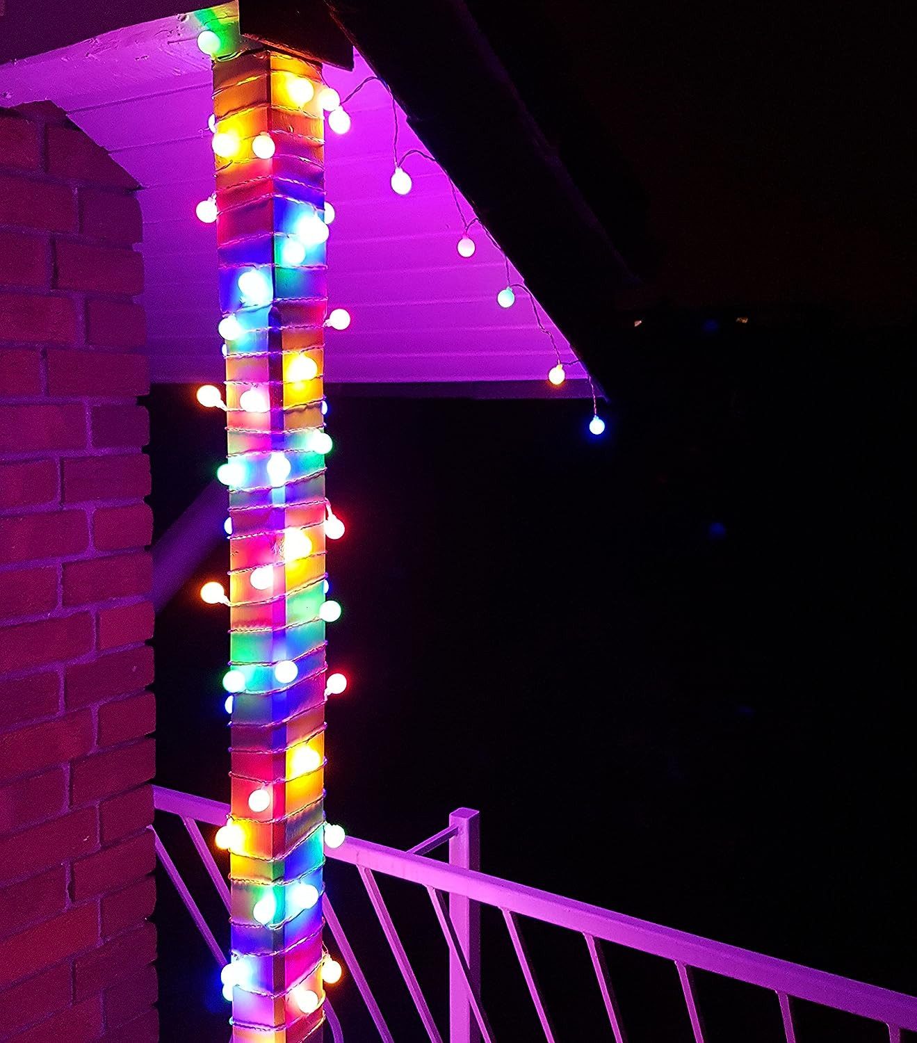 Kamelio Lichterkette Party Deko LED Lichterkette bunt Beleuchtung 20m,80LED günstig online kaufen