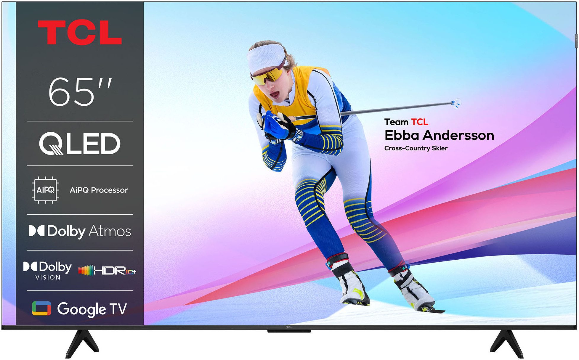TCL 65P71KX1 QLED-Fernseher (164 cm/65 Zoll, 4K Ultra HD, Google TV, Smart-TV, Multi-HDR, Dolby Vision, Smart TV, Airplay2, Dolby Atmos, Game Master)