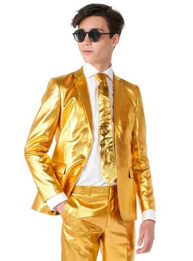 Opposuits Kostüm Teen Groovy Gold Anzug für Jugendliche, Going for Gold: Bling-Bling zum Anziehen