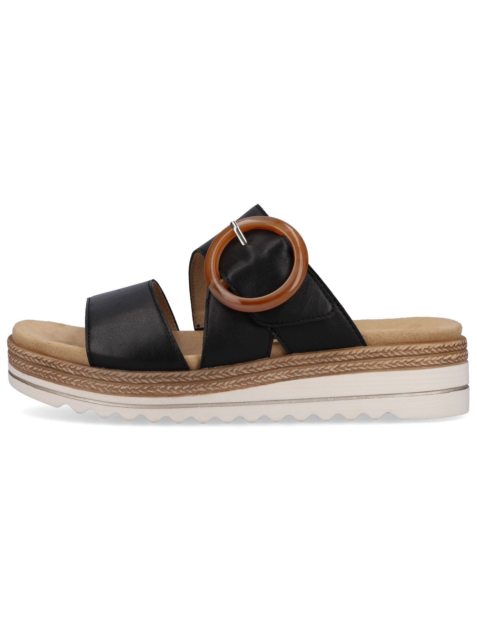 Remonte Pantoletten Glattleder Pantolette günstig online kaufen