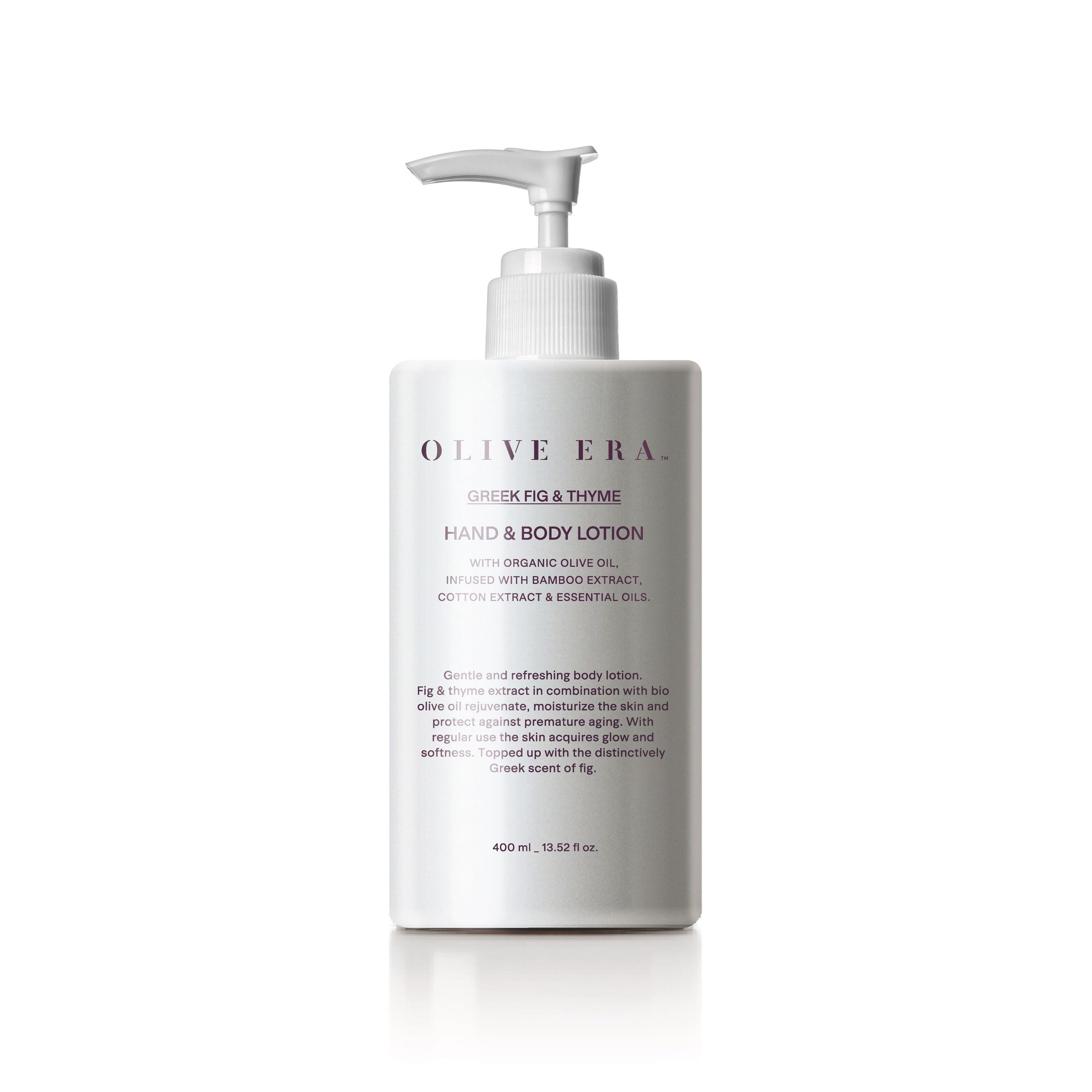 OLIVE ERA Feuchtigkeitscreme Body Lotion 400ml Feige & Thymian, 1-tlg.