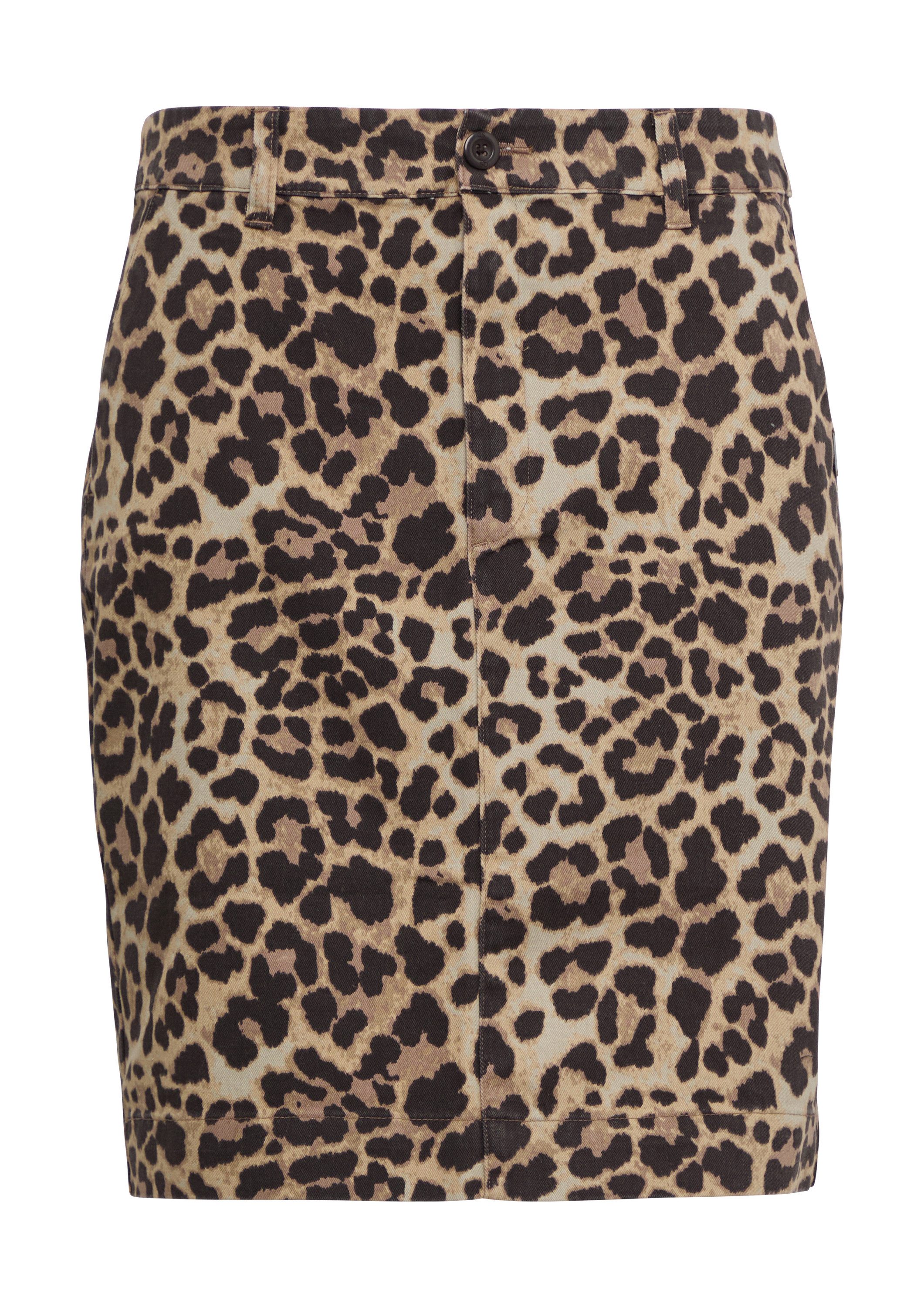 QS Minirock Rock Pencilskirt mit All-over-Print günstig online kaufen