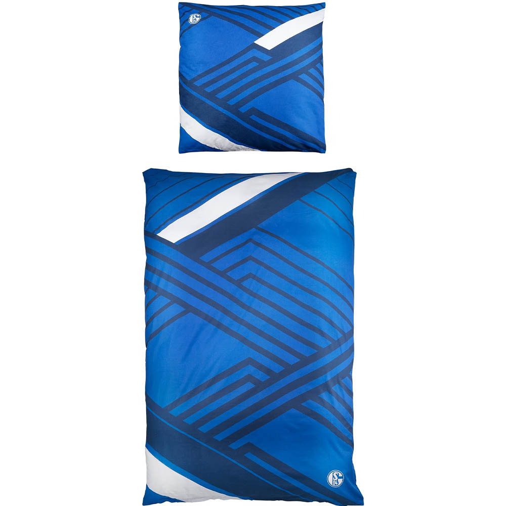 FC Schalke 04 Bettwäsche FC Schalke 04 Bettwäsche blau / weiss günstig online kaufen