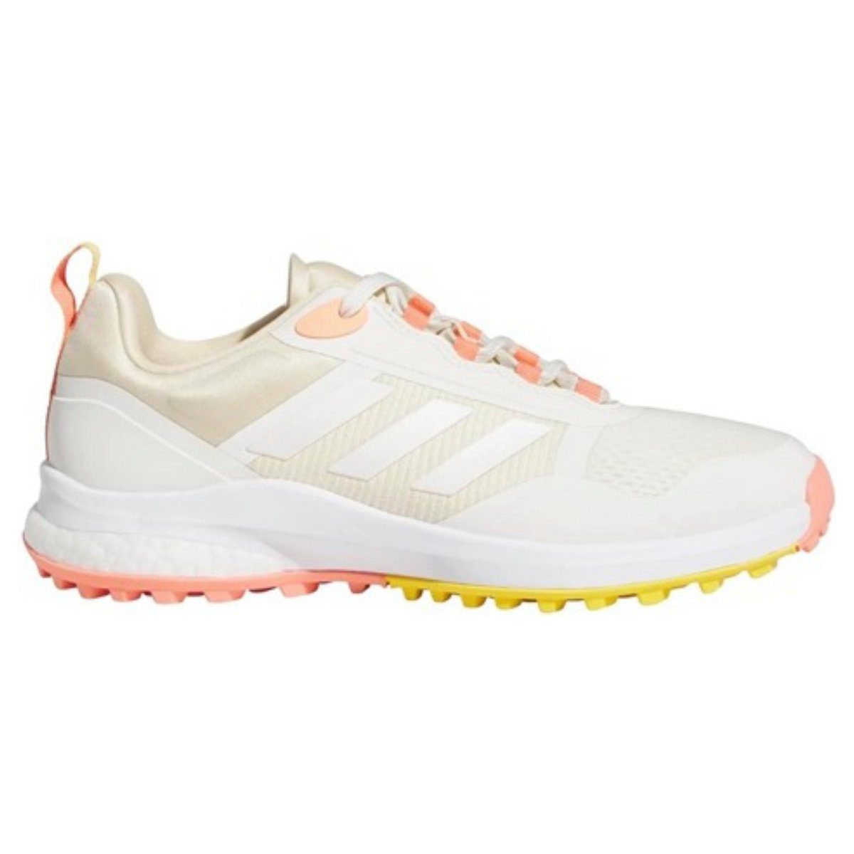 adidas Sportswear Adidas Zoysia White/Metal/Sand aus mindestens recyceltem besteht Obermaterial Damen 50% zu Golfschuh Material