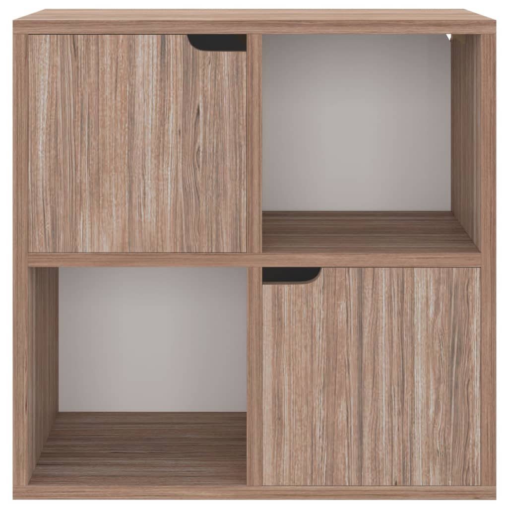 vidaXL Bücherregal 1-tlg. Bücherregal Holzwerkstoff, oak Grau cm Sonoma-Eiche 60x27,5x59,5 grey sonoma