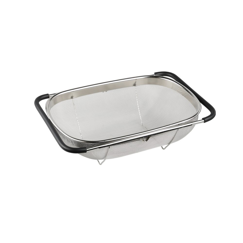 KESPER® Küchensieb Spülbeckensieb, Edelstahl, Edelstahl, (1-St), ausziehbar von 36,5 bis 55cm – Bild 2 von 4