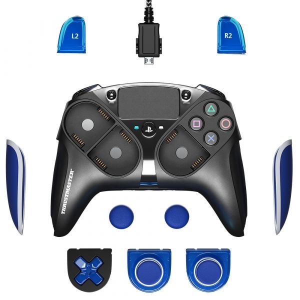 Thrustmaster ESWAP X LED BLUE CRYSTAL PACK Controller, Neue, robustere und  präzisere Ministicks der nächsten Generation (NXG)