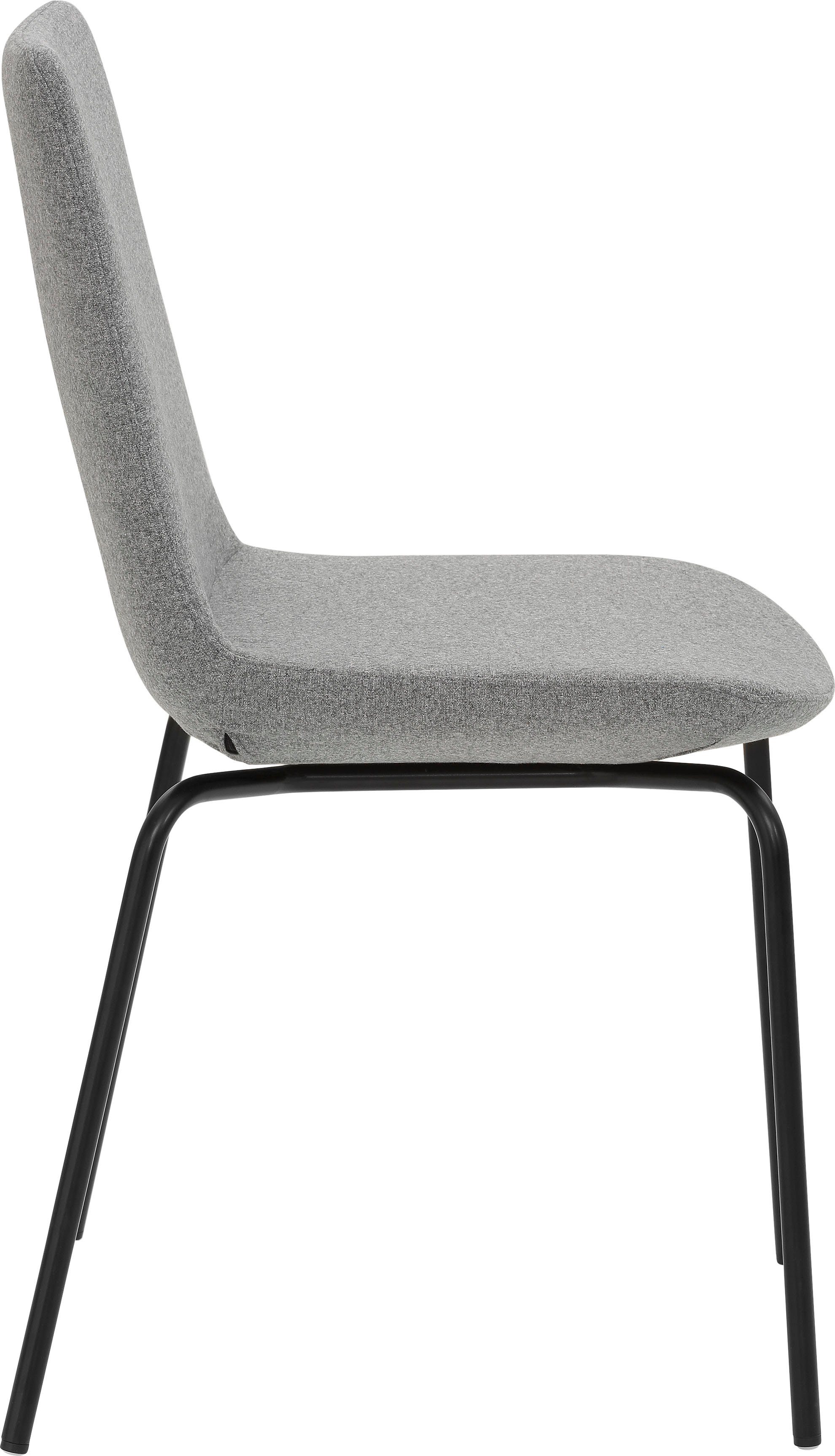 schwarz Sitzmöbel (1 | Mayer myHELIOS Grau-meliert St) Grau-meliert 4-Fußstuhl |