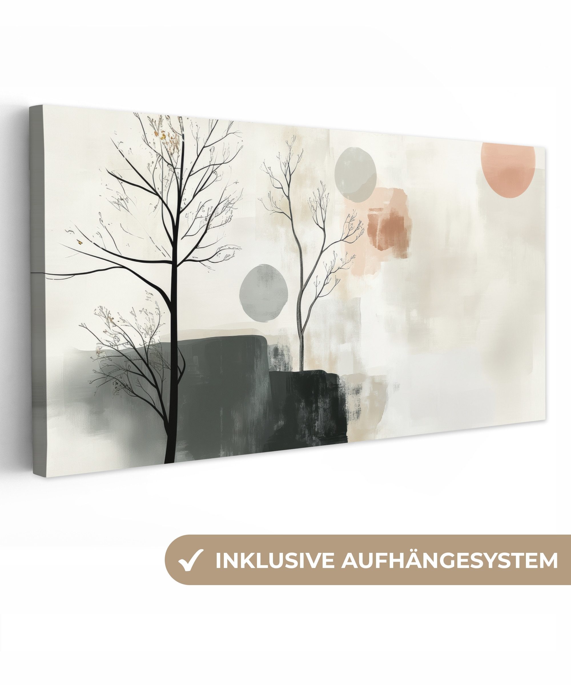 OneMillionCanvasses® Leinwandbild Panorama Wabi sabi - günstig online kaufen