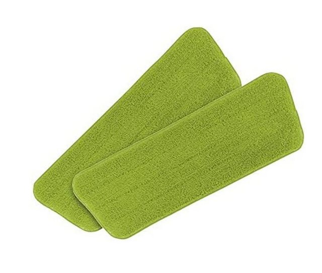 CLEANmaxx Wischmopp 2er-Set Ersatz-Wischtuch für Wischmopp, 2er Set Ersatz-Wischtuch für Limegreen Wischmopp Bodentücher