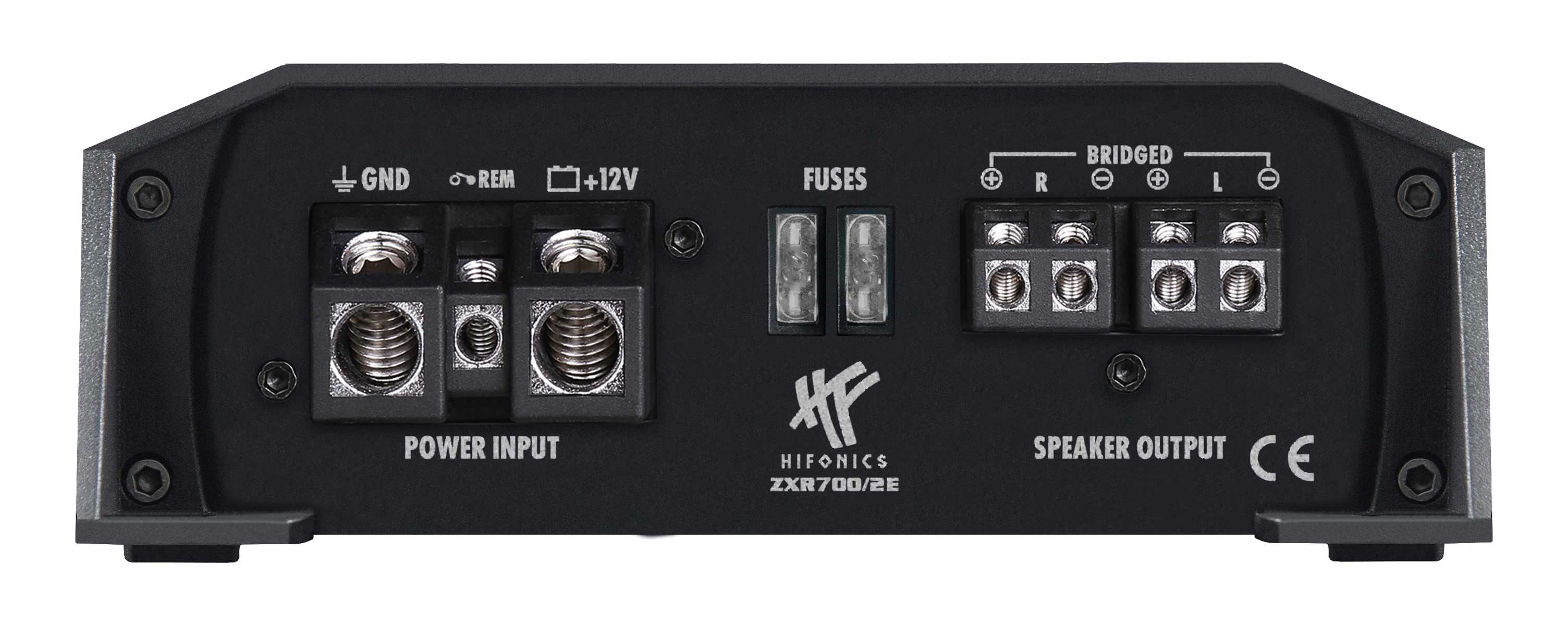 Hifonics ZEUS EXPANSION ZXR 700/2E 2-Kanal Power Verstärker Class D Endverstärker (Anzahl Kanäle: 2)