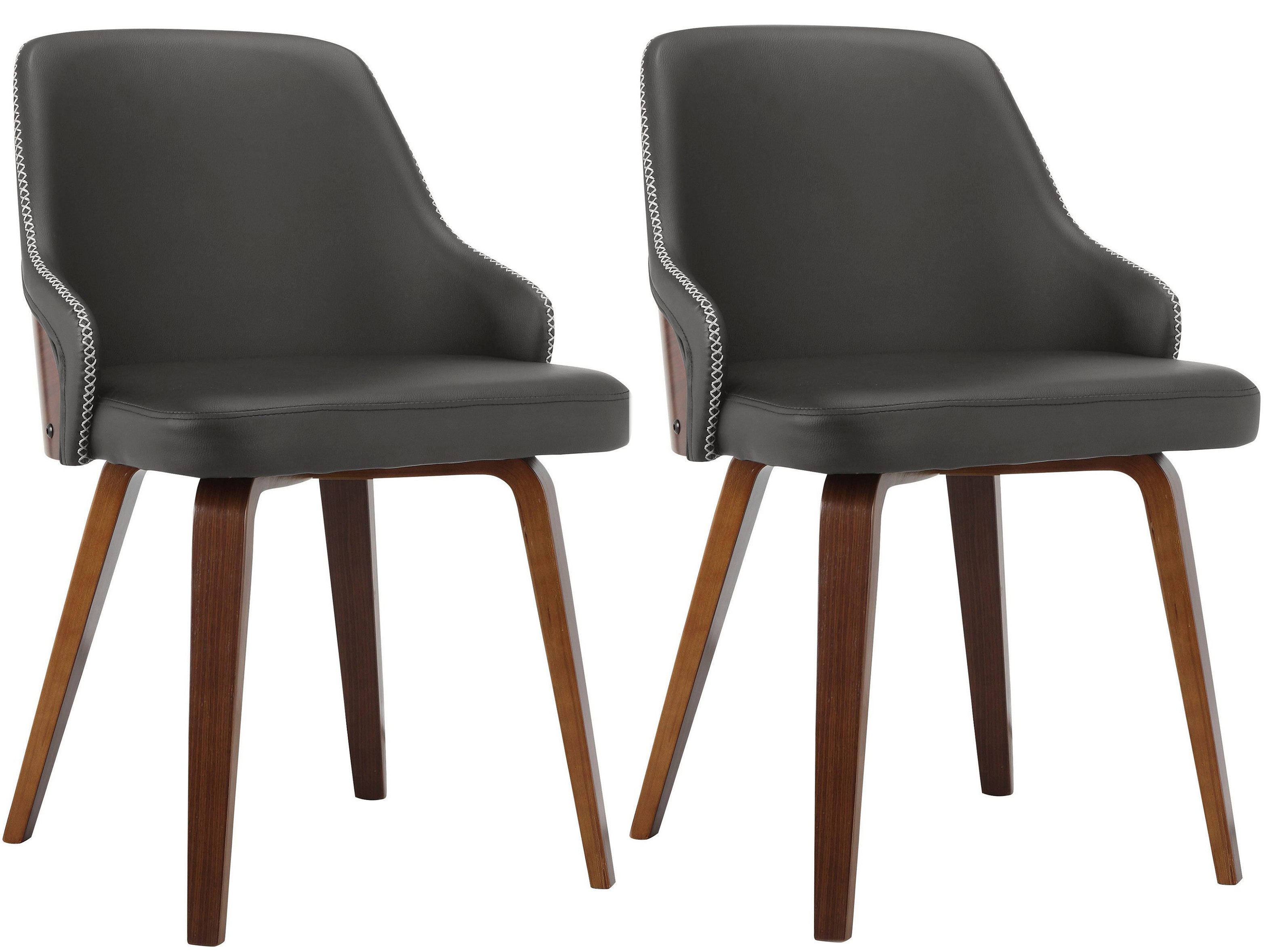 loft24 Esszimmerstuhl Ole (Set, 2 St), Küchenstuhl, Armlehnstuhl, Lederopti günstig online kaufen