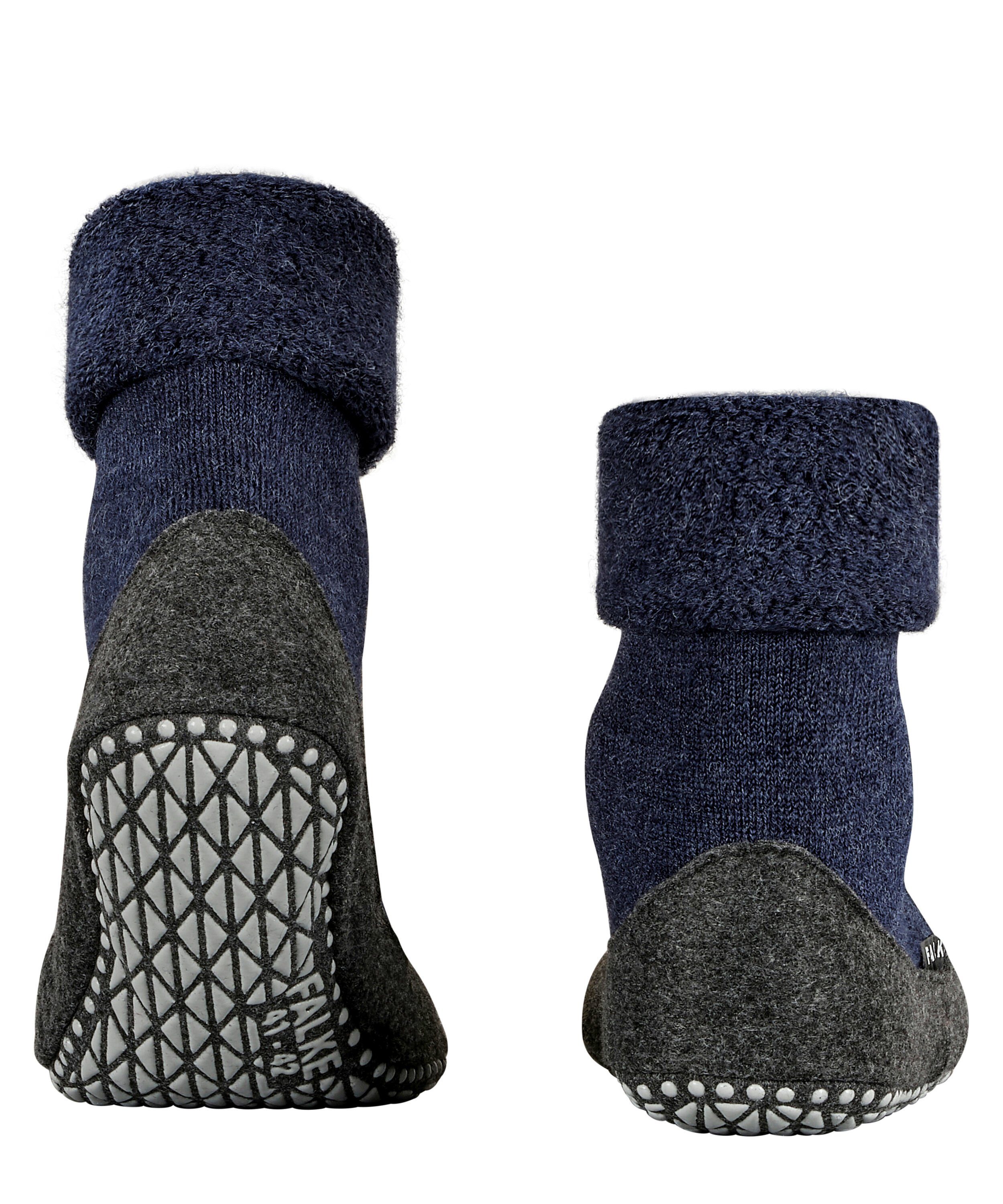 FALKE Socken Cosyshoe Hausschuhe (1-Paar) mit Merinowolle & rutschhemmender Sohle