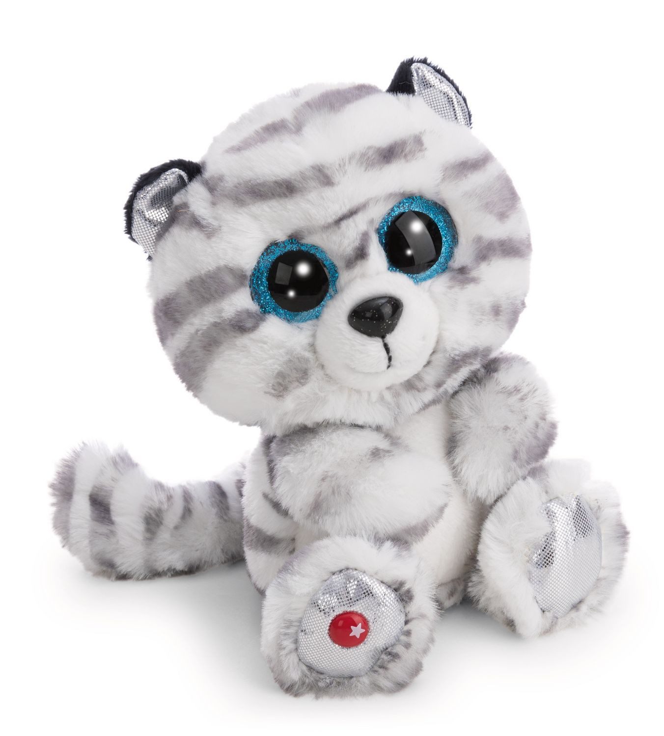 Nici Kuscheltier NICI - Kuscheltier GLUBSCHIS weißer Tiger Albella 15cm schlenkernd