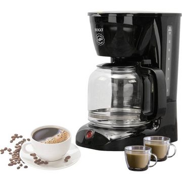 Sogo Kaffeebereiter Sogo Kaffeemaschine, Glaskanne, Warmhaltefunktion