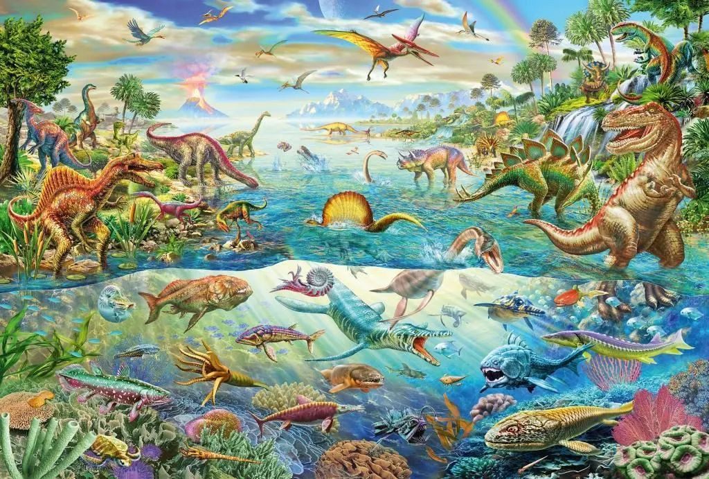 Schmidt Spiele Puzzle Entdecke die Dinosaurier, 200 Teile - Kinderpuzzle, 2 günstig online kaufen
