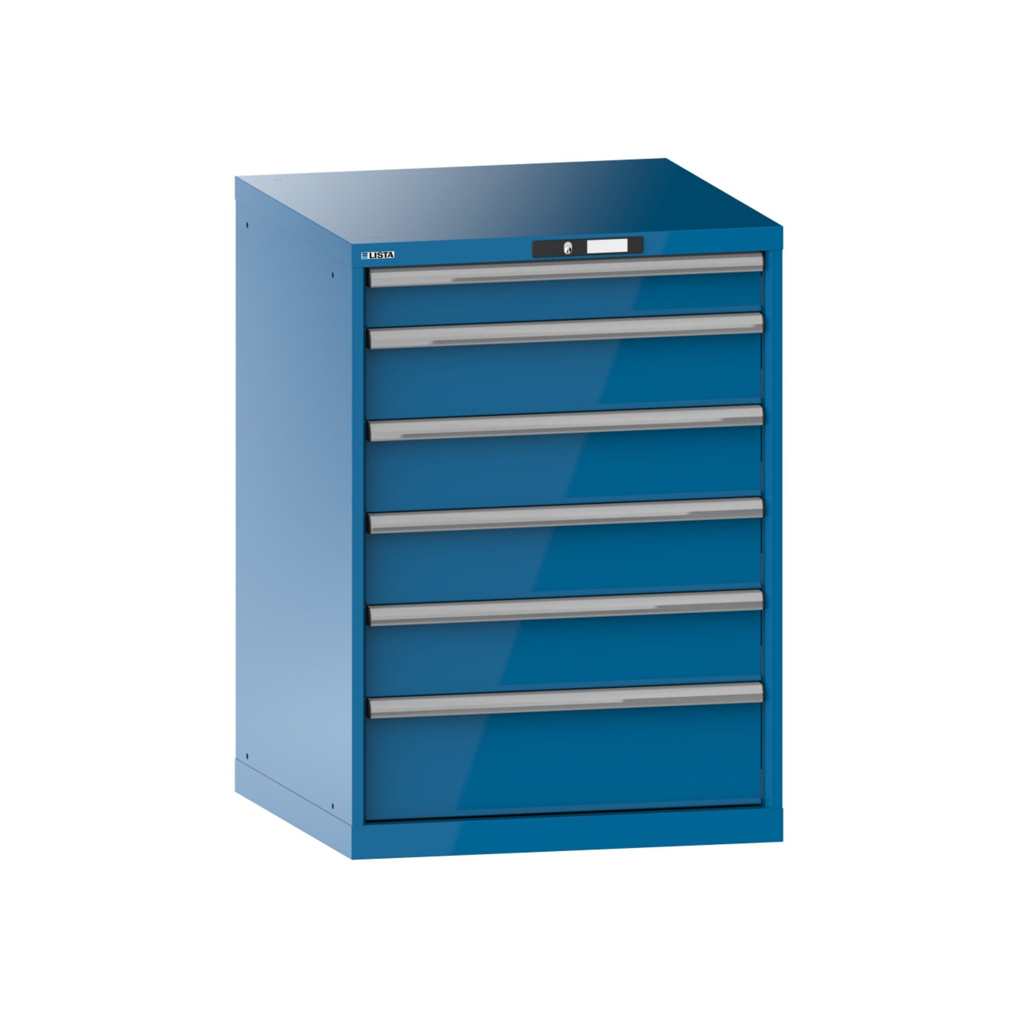 LISTA Werkzeugschrank Lista Schubladenschrank 36x36E (BxTxH) 717x725x1000mm KEY Lock R5012