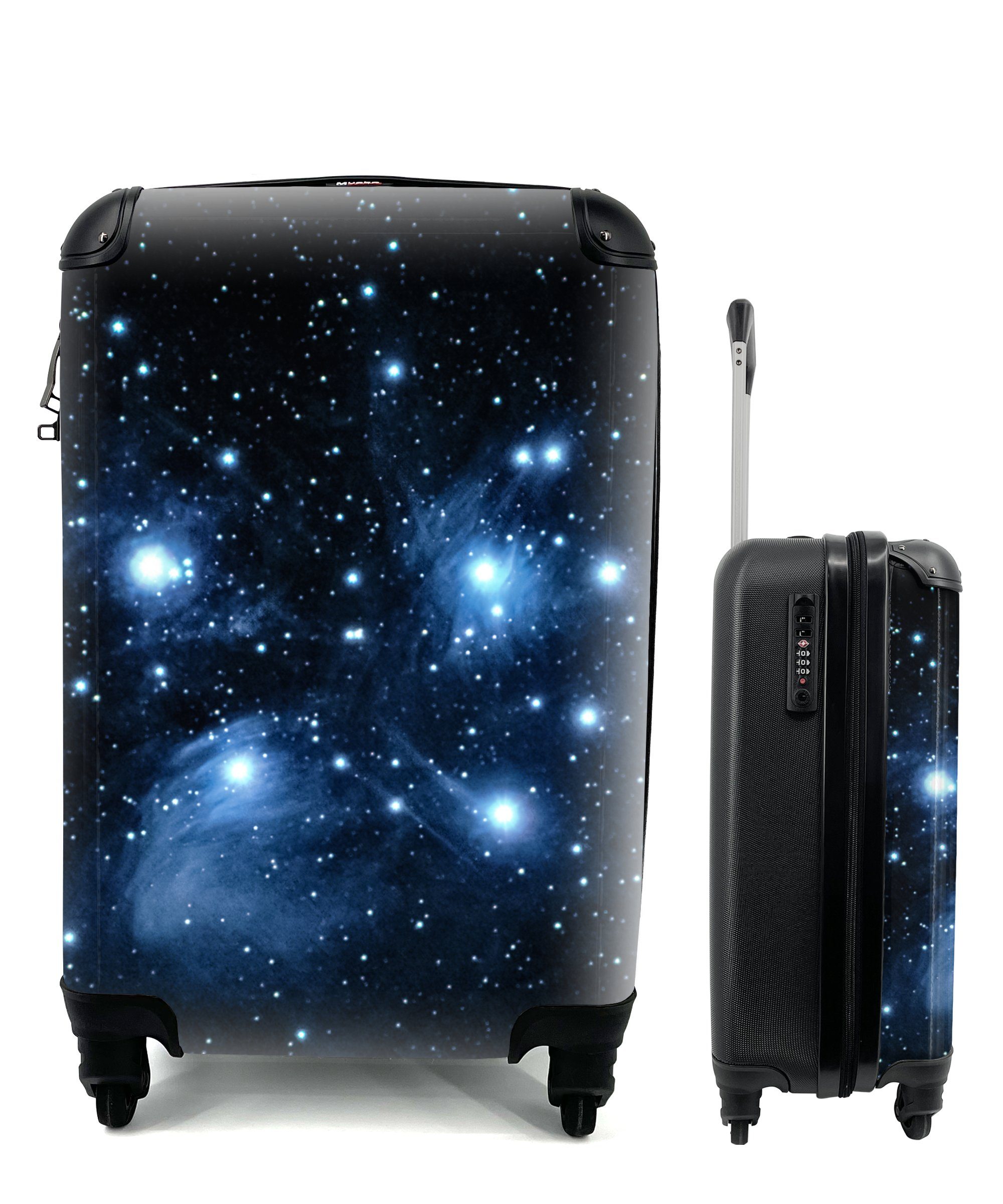 Handgepäck mit Planeten Reisekoffer Reisetasche Kinder, 4 Rollen, Jungen Universum für MuchoWow - Trolley, Ferien, Handgepäckkoffer - - - - Sterne Mädchen rollen,