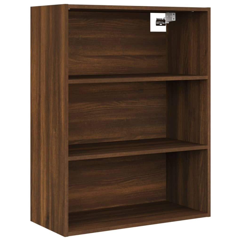 vidaXL Hängeschrank Hängeschrank Braun Eichen-Optik 69,5x32,5x90 cm (1-St)
