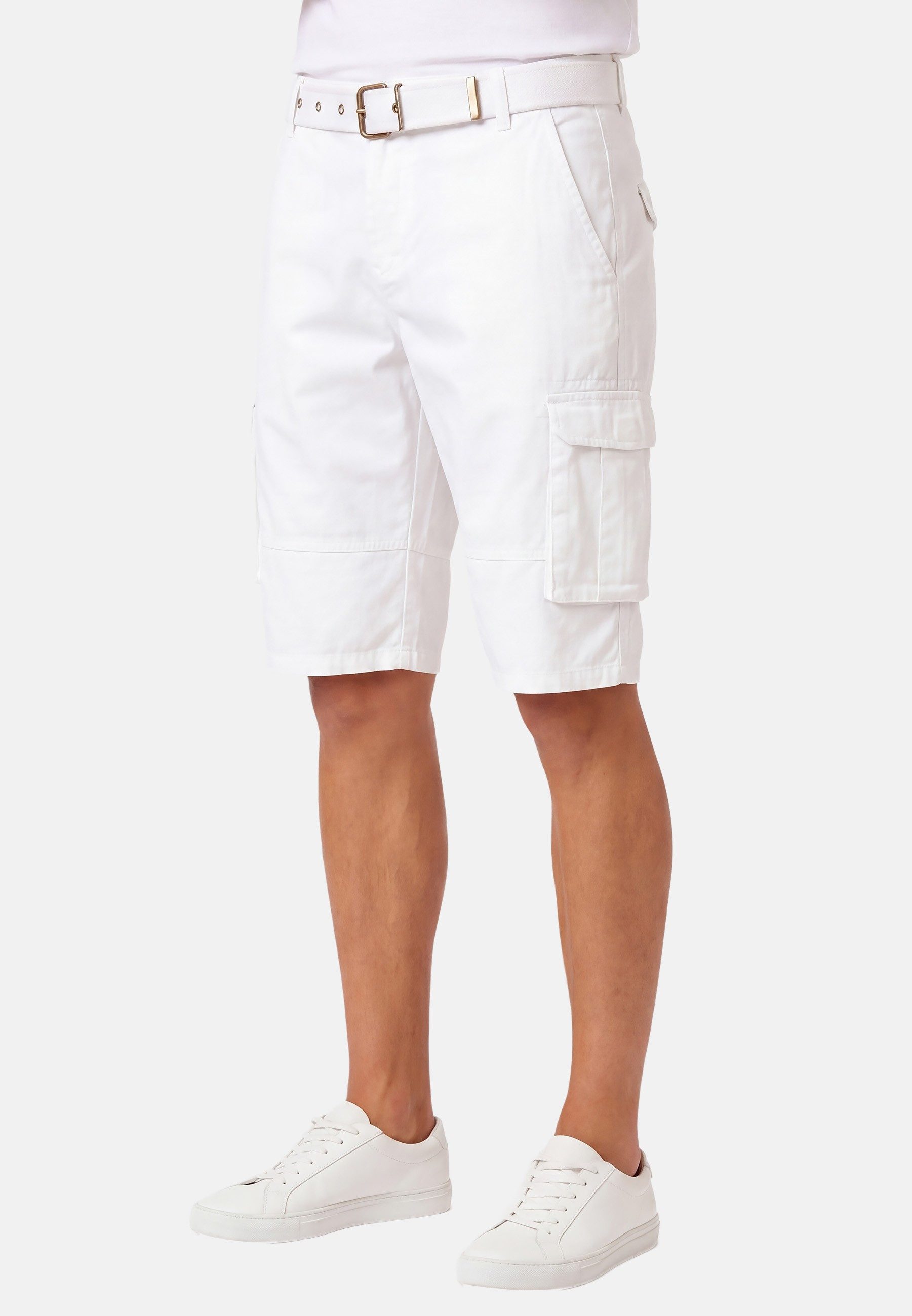 Arctic Seven Shorts Herren Cargo mit Gürtel – Kurze Outdoor Hose aus Baumwolle Robuste Cargo Shorts mit vielen Taschen und Gürtel – Bild 2 von 5