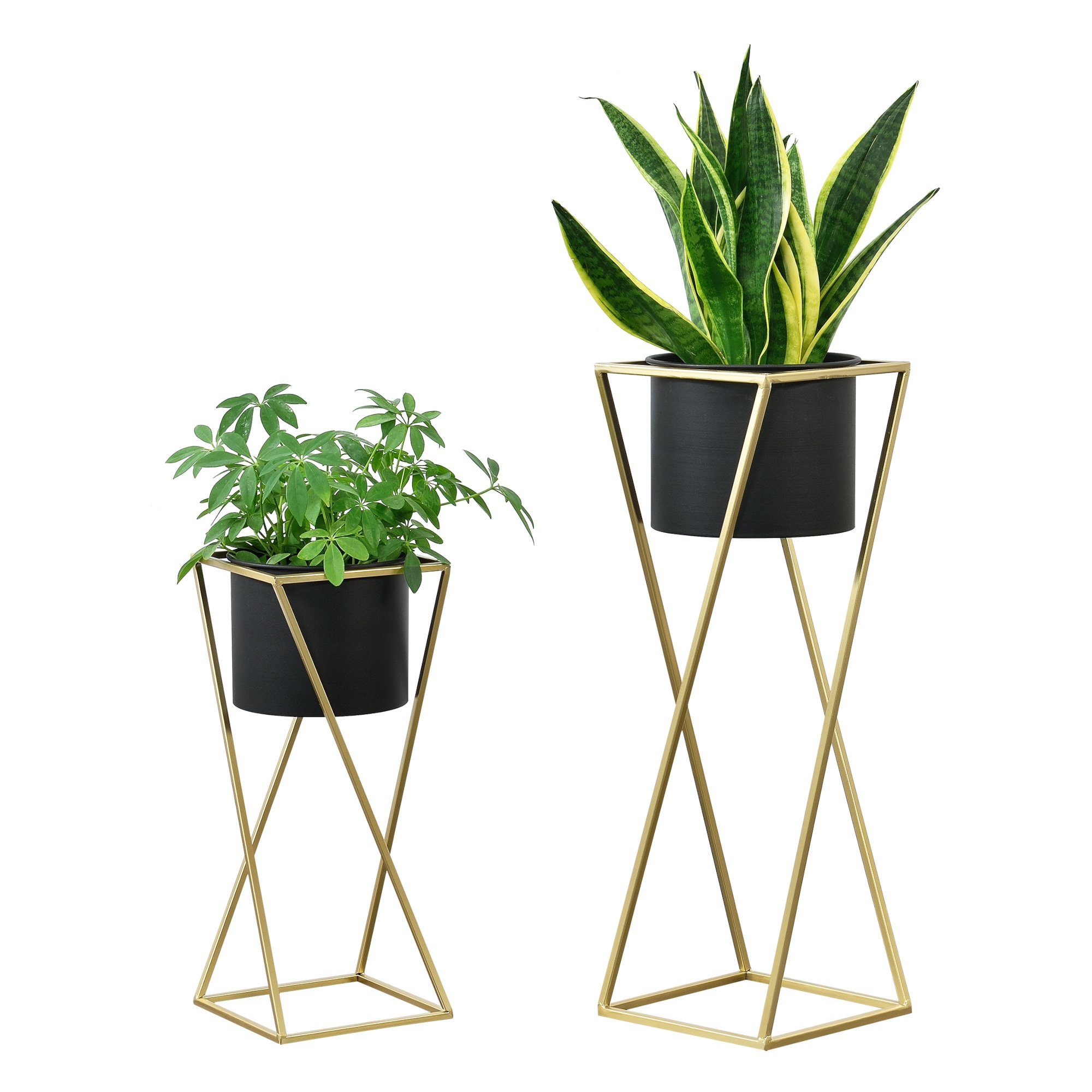 en.casa Blumenständer (Set, 2er), »Mons« Blumenkübel günstig online kaufen