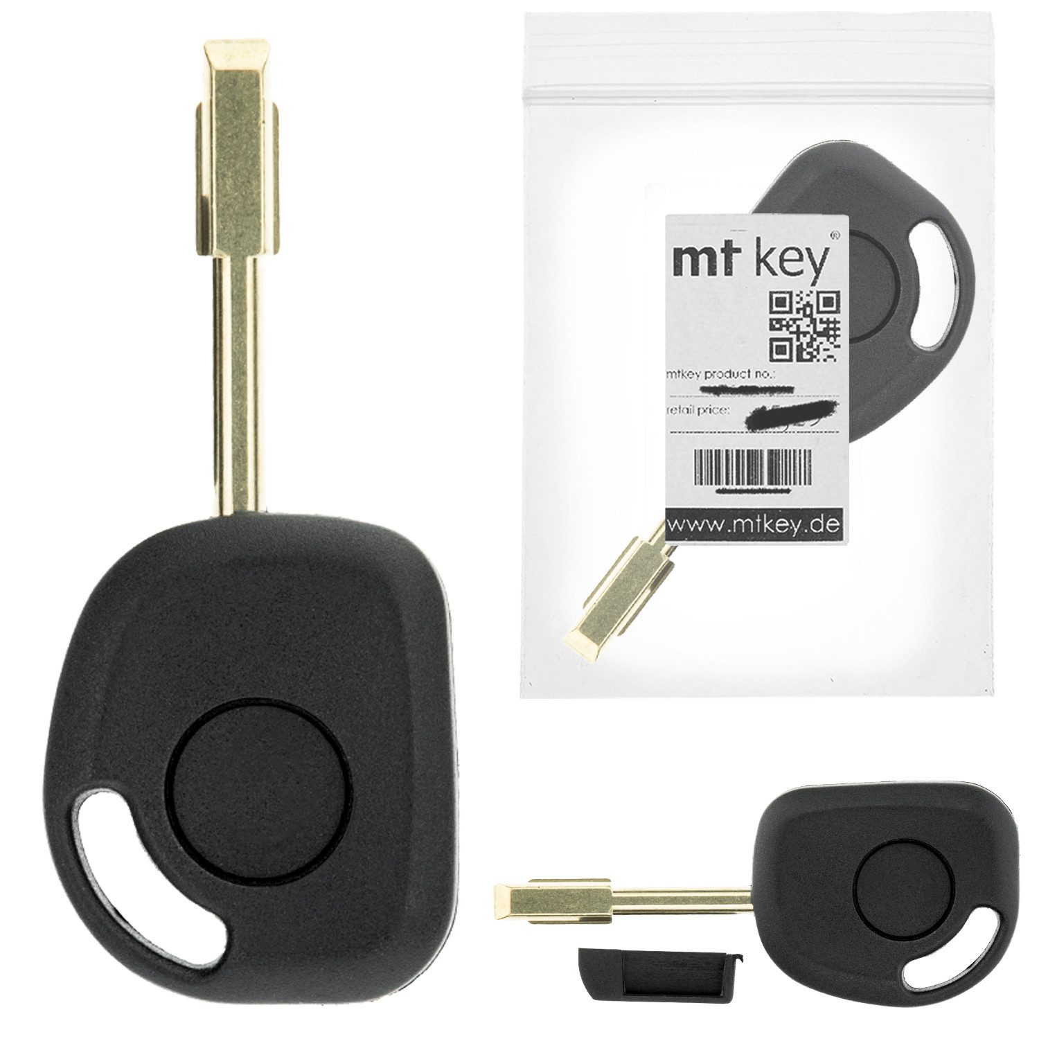 mt-key Schlüsseltasche MT KEY Auto Ersatz Schlüssel FO21, für FORD CONNECT I ´02 (AB 2002); COUGAR (97-02); COURIER KOMBI (9...