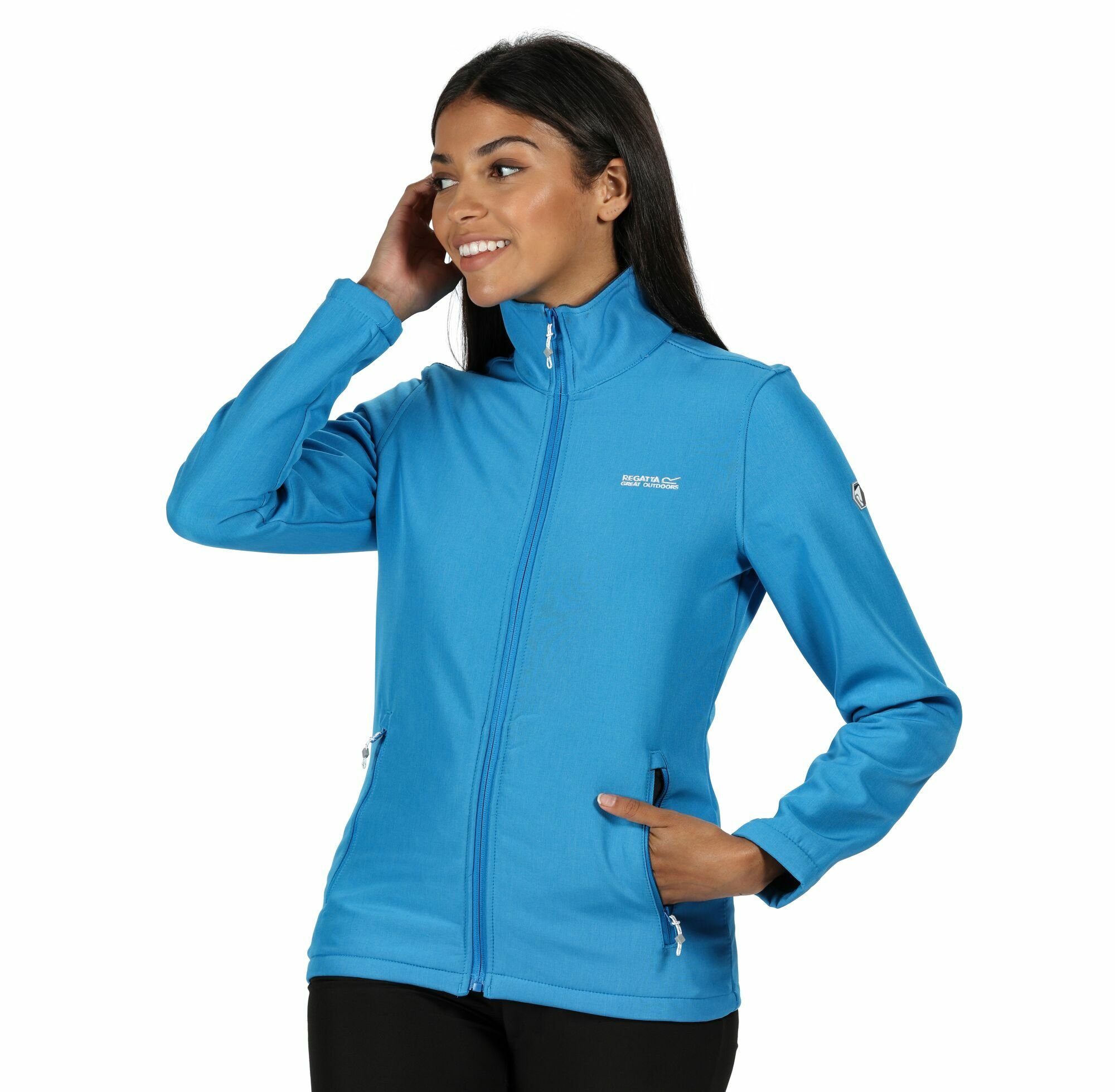 Regatta Softshelljacke Connie wind- IV Blue und wasserabweisend Aster