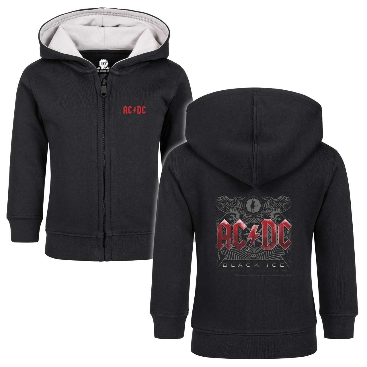 Kapuzensweatjacke mit AC/DC (Black Ice) Aufdruck für Babys (0–24 M)