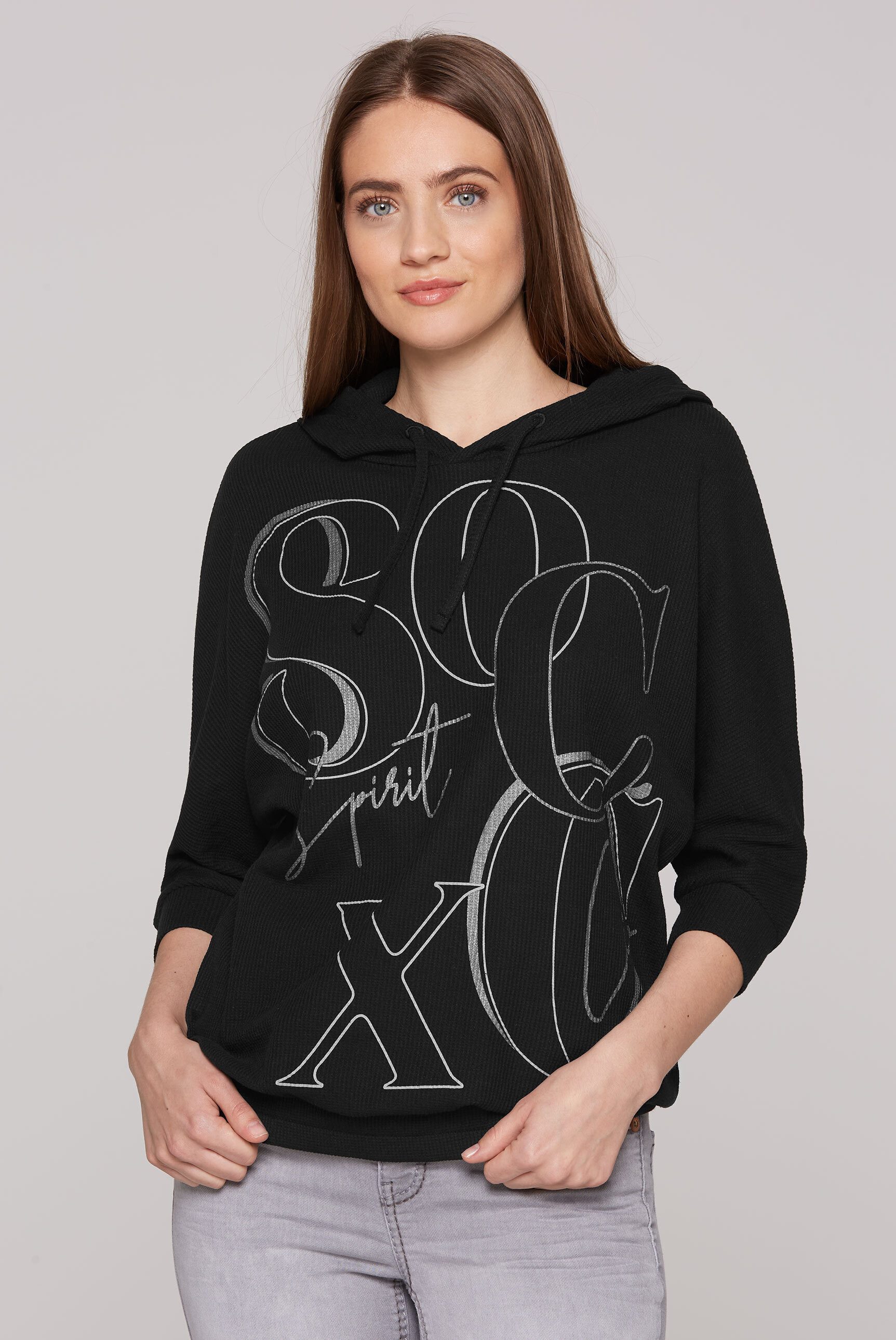 SOCCX Kapuzensweatshirt mit Baumwolle günstig online kaufen