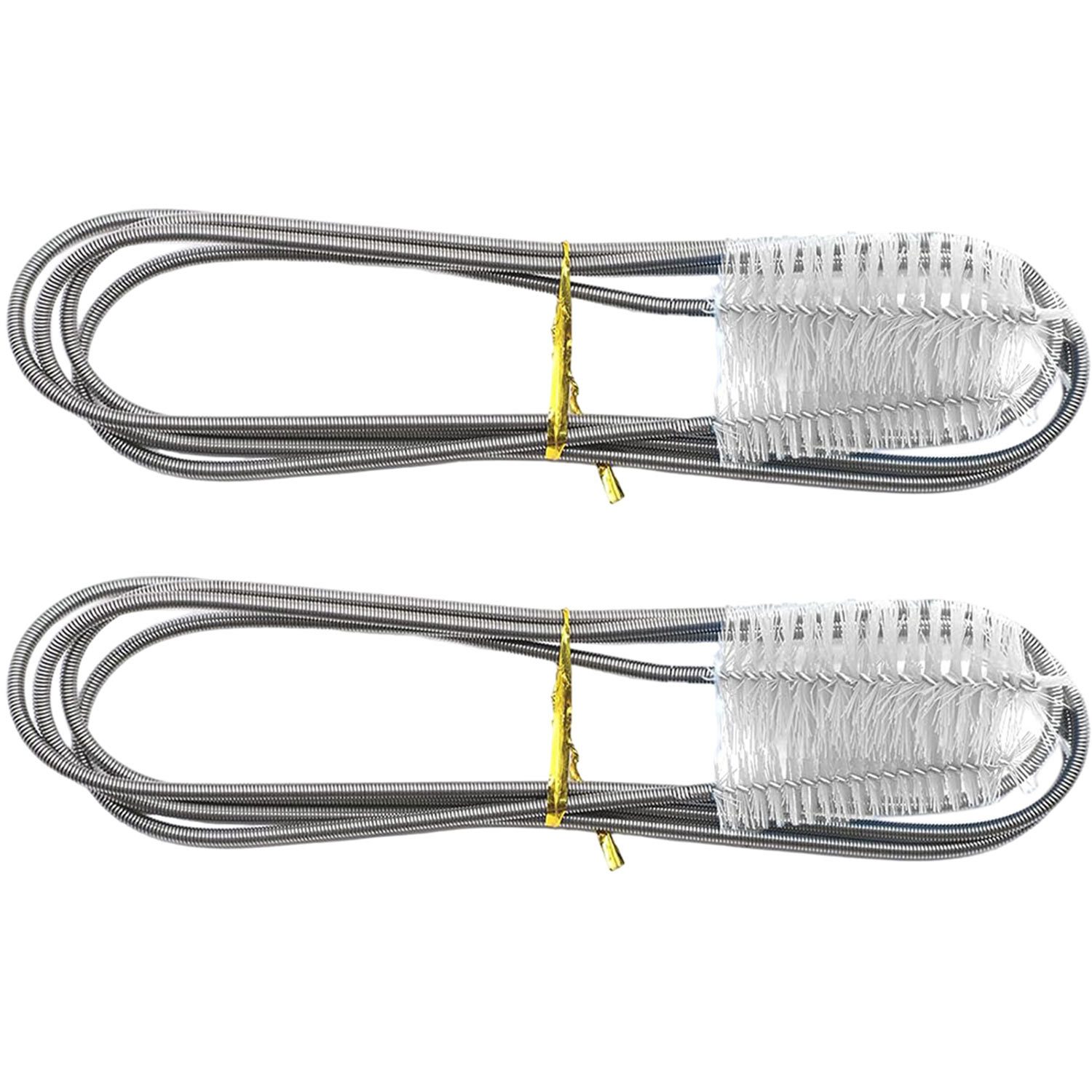 Refttenw Reinigungsbürste Doppelkopf Rohrreinigungsbürste 155CM Abflussreiniger Bürste, Schuhe, (2-tlg)