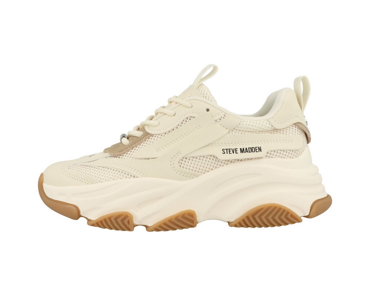 STEVE MADDEN Possession-E Damen Sneaker Turnschuhe, Sportschuhe, Freizeitschuhe, Halbschuhe, Schnürschuhe
