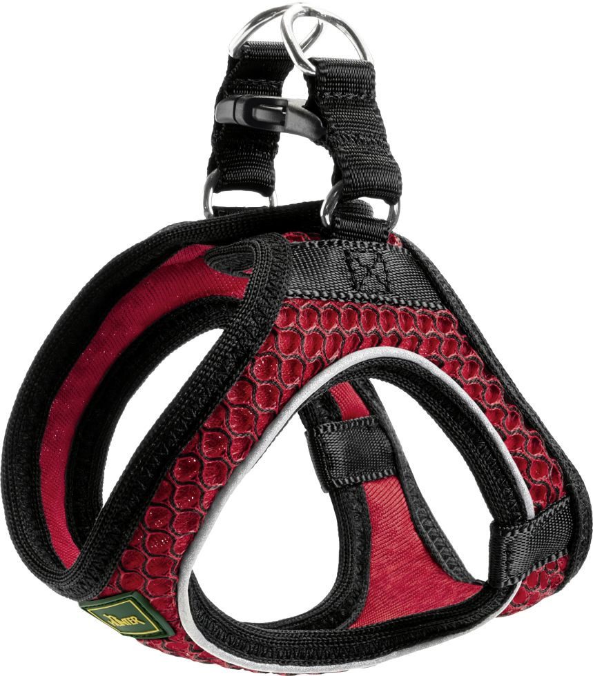 Hunter Hunde-Geschirr Hunter Hundegeschirr Hilo Comfort S rot, Polyester