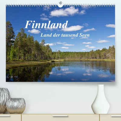 CALVENDO Wandkalender Finnland - Land der tausend Seen (Premium, hochwertiger DIN A2 Wandkalender 2023, Kunstdruck in Hochglanz)