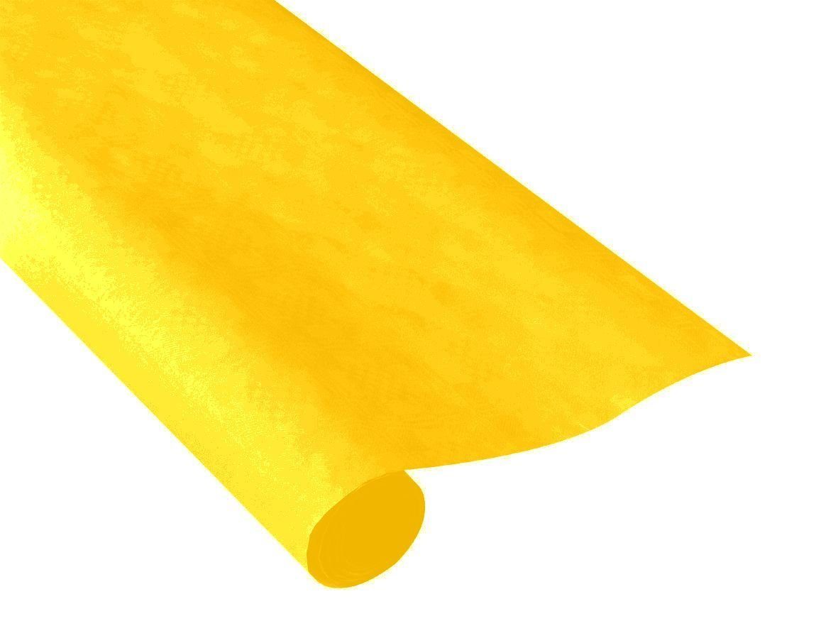m 1,00 Druckerpapier 10 Staufen Damast-Tischtuchpapier - Original gelb m, Rolle x