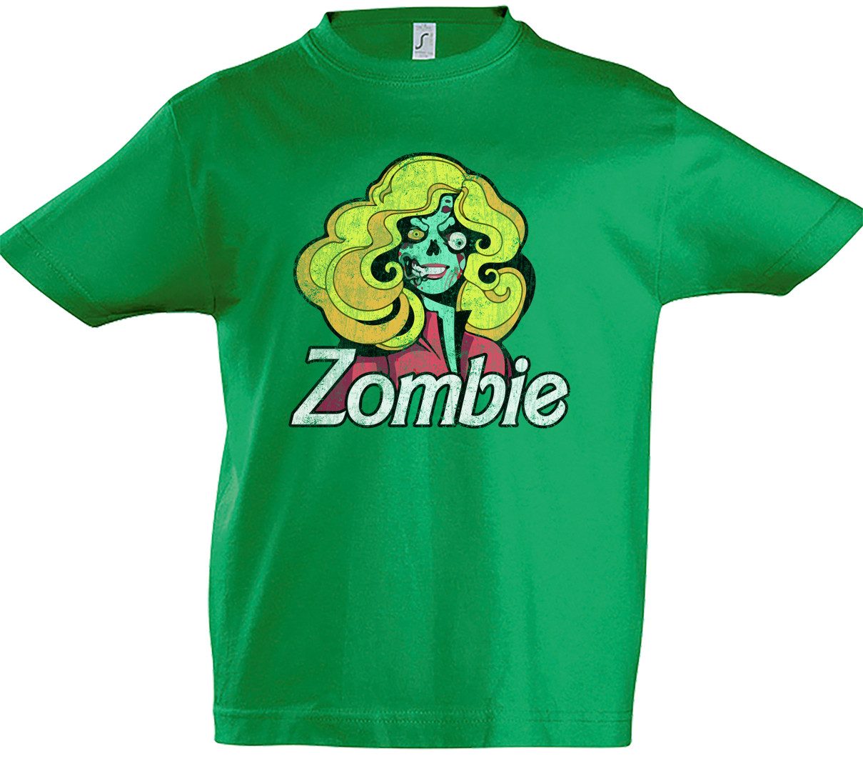 Print-Shirt Zombie Puppet Kinder T-Shirt Chainsaw Fear Evil The Ash Walking