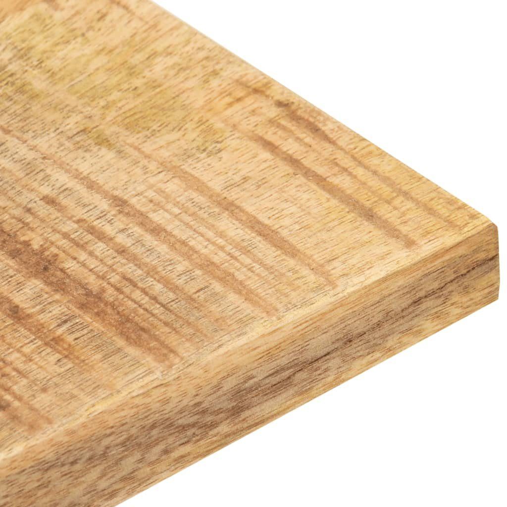 vidaXL Tischplatte Mango cm (1 Tischplatte 70x70 25-27 mm St) Massivholz
