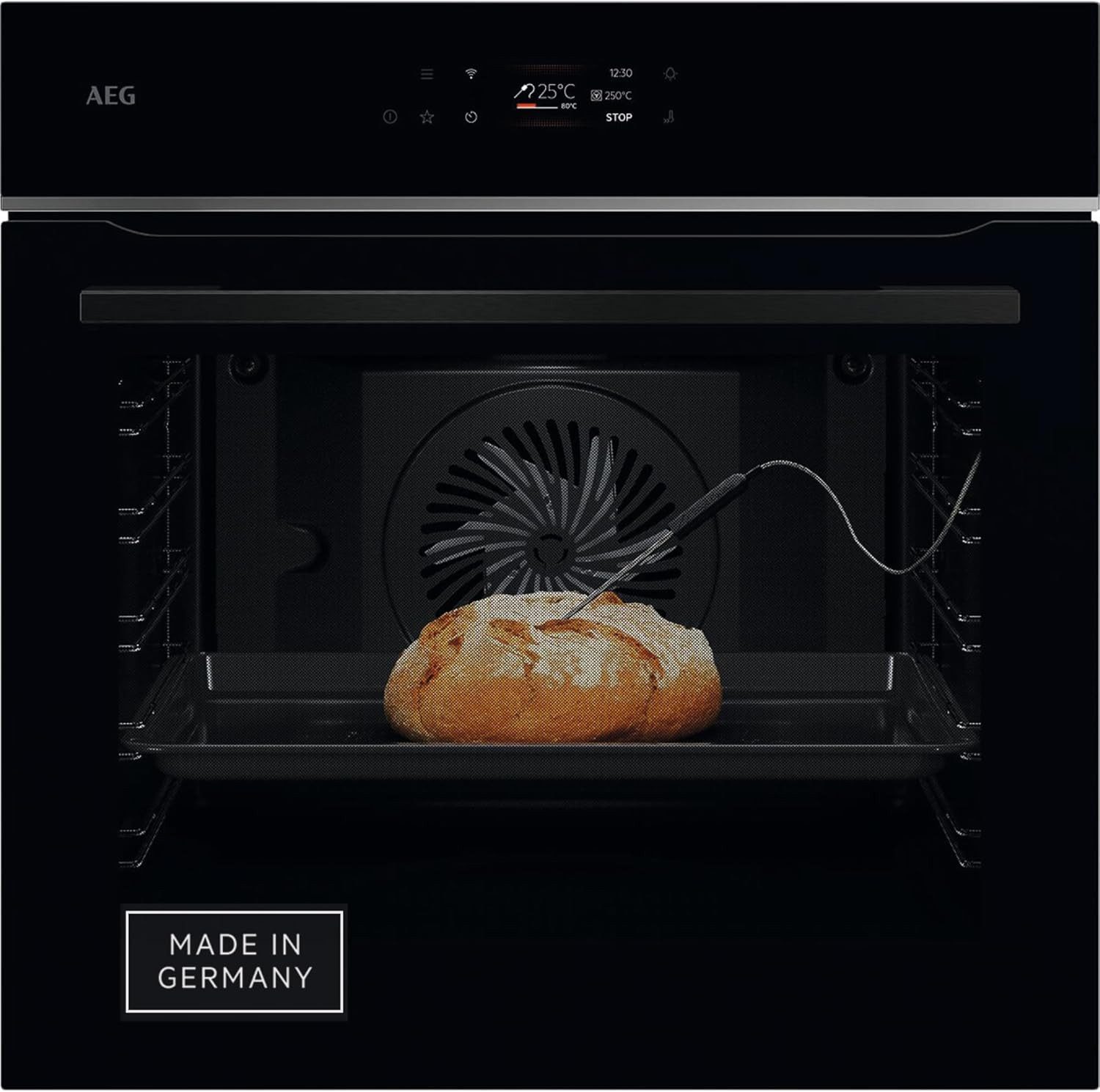 AEG Einbaubackofen 7000 TE7PB63ZAB, – SteamBake & ProCook für perfekte Backergebnisse
