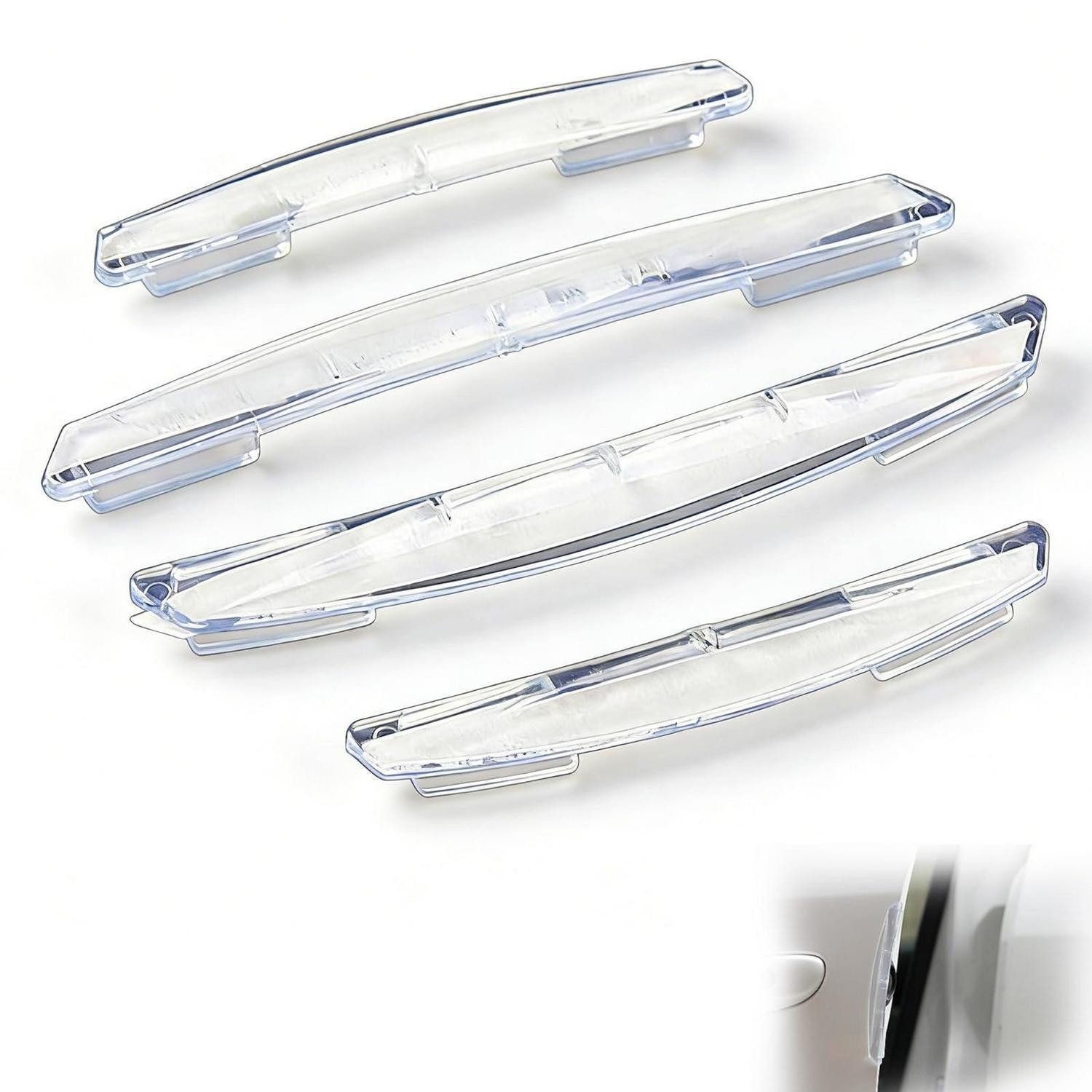 LuxusKollektion Ladekantenschutz Türkantenschutz transparent 4er Set selbstklebend universell
