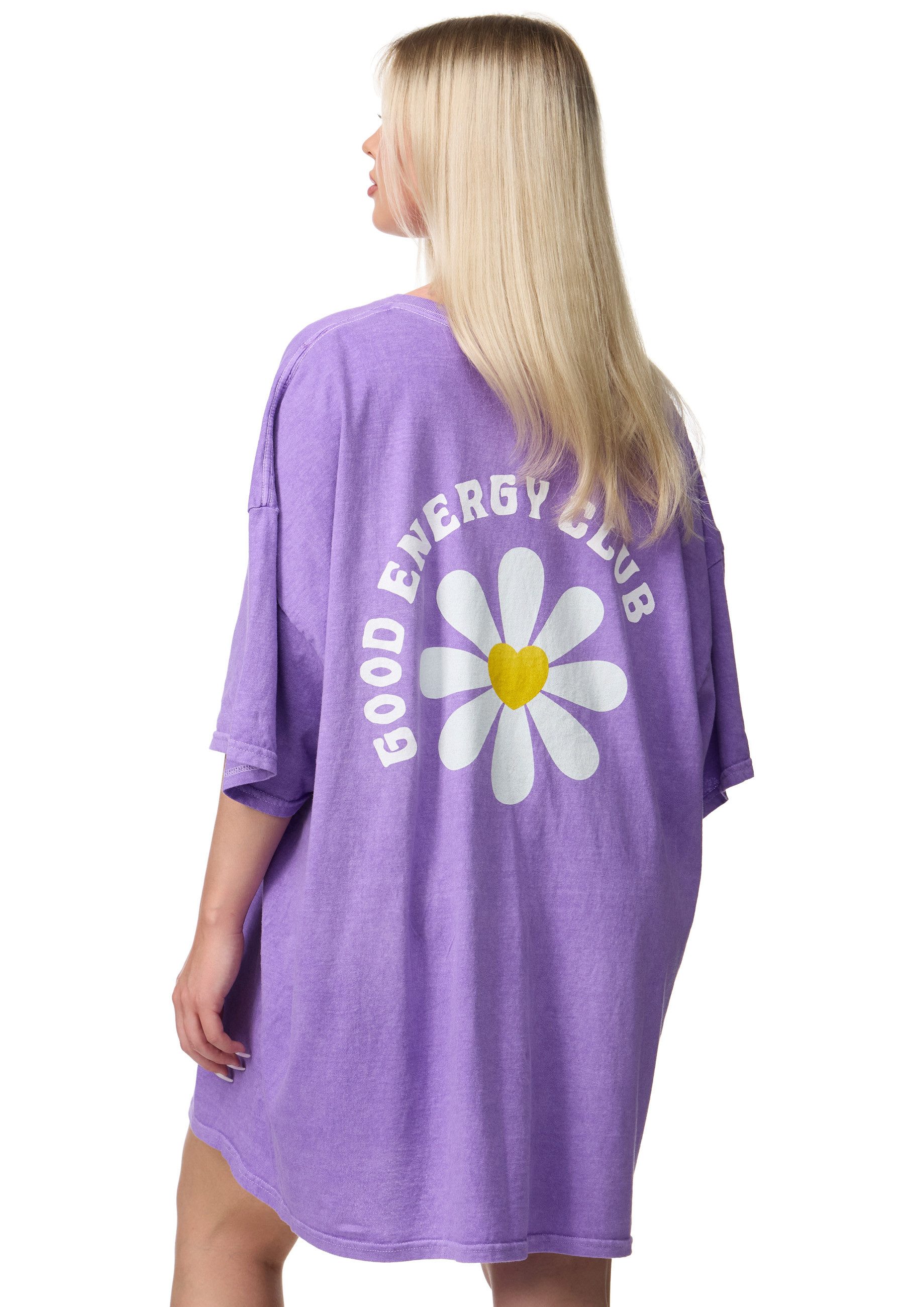 Worldclassca T-Shirt Worldclassca Oversized Print ENERGY T-Shirt lang Tee S günstig online kaufen