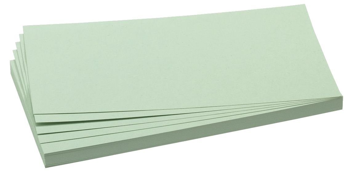 FRANKEN Handgelenkstütze FRANKEN Moderationskarte, Rechteck, 205 x 95 mm, hellgrün