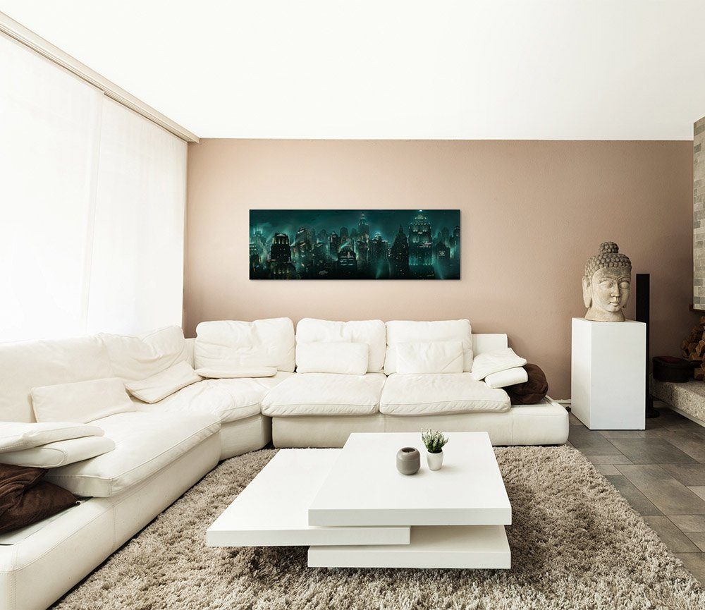 Sinus Art Leinwandbild Bioshock Rapture 150x50cm günstig online kaufen