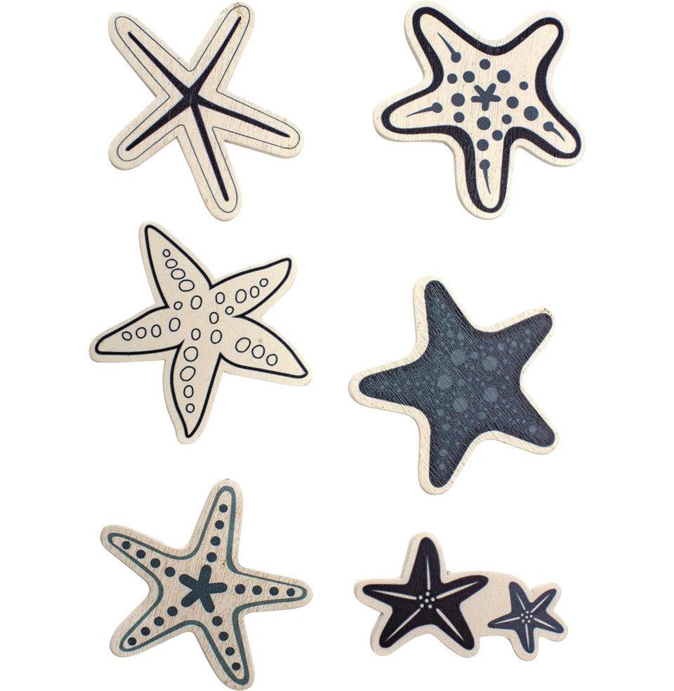 Glorex Ремеслоaturmaterial Glorex Наклейки Seesterne Maritim 3,5 x 4 cm 6
