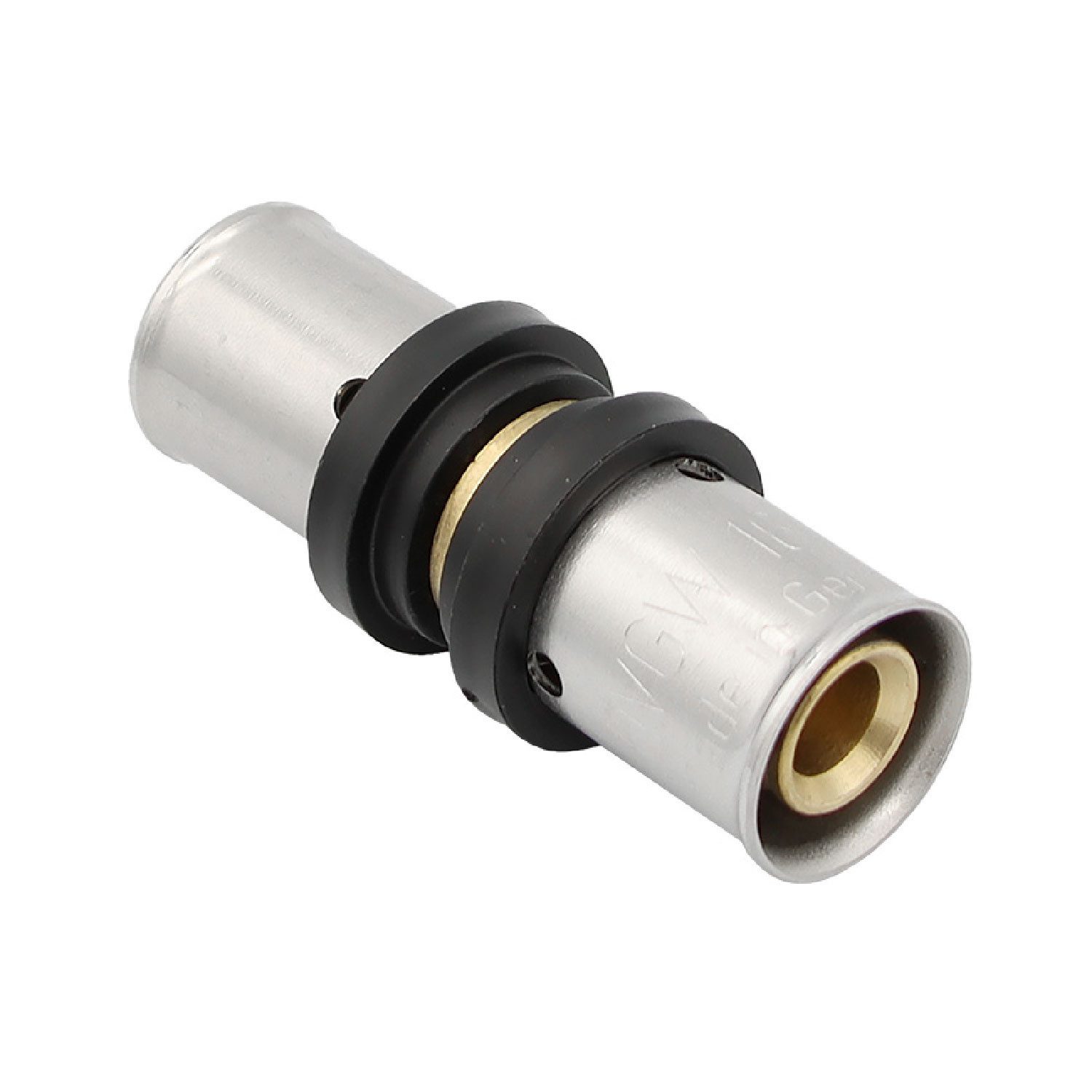 PipeTec Deutschland Pressfitting Pipetec Pressfitting Kupplung 16x2 16x2 mm TH Kontur