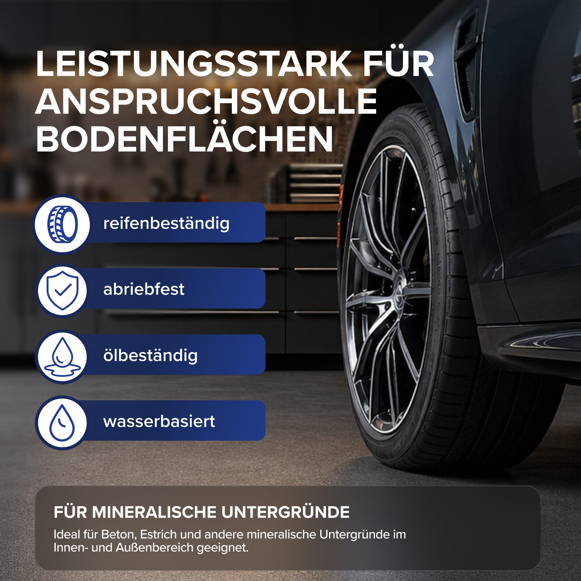 plid Bodenversiegelung Garagenbodenbeschichtung Bodenbeschichtung Bodenfarbe, Öl und Dieselbeständig, hochdeckend – Bild 4 von 5
